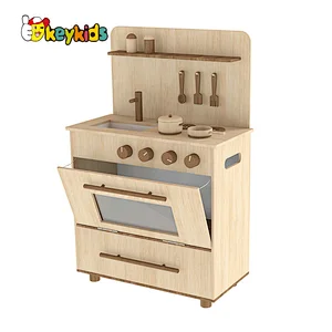 New Design Children Wooden Kids Children Cooking Play Kitchen Toy Set for Wholesale W10C747
